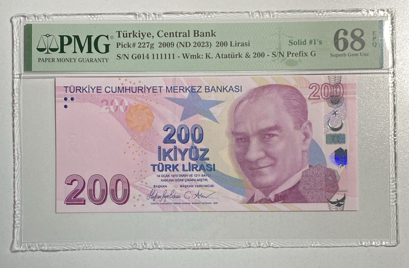 Türkiye, 200 Lira, 2023, UNC, p227g, SOLID

PMG 68 EPQ, High Condition , Solid...