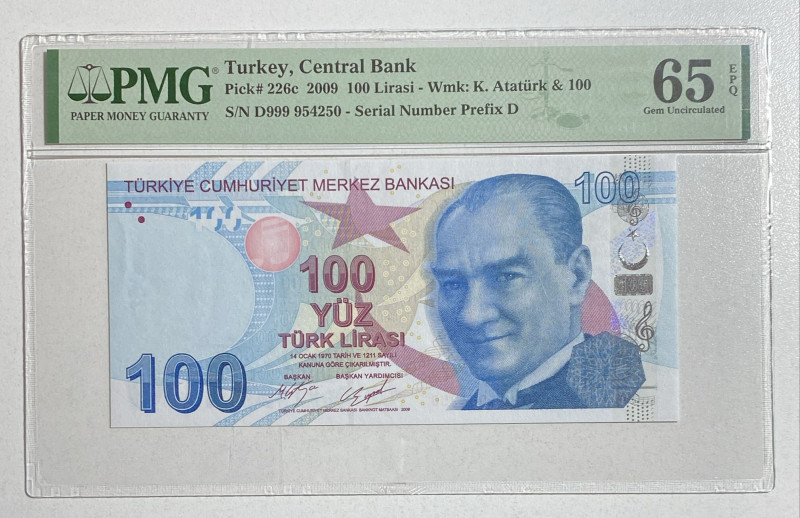 Türkiye, 100 Lira, 2009, UNC, p226c, 9.Emission

PMG 65 EPQ

Estimate: USD 3...