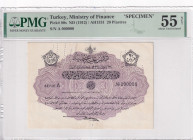Türkiye, Ottoman Empire, 20 Kurush, 1912, AUNC, p80s, SPECIMEN