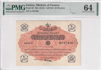 Türkiye, Ottoman Empire, 20 Kurush, 1913, UNC, p88a, Talat / Hüseyin Cahid