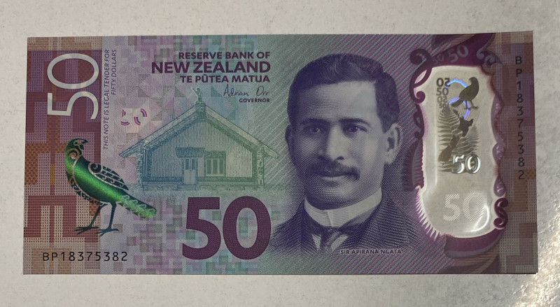 New Zealand, 50 Dollars, 2018, UNC, p194

Polymer

Estimate: USD 50-100