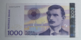 Norway, 1.000 Kroner, 2001, UNC, p52a