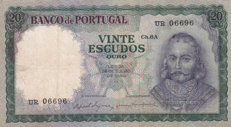 Portugal, 20 Escudos, 1960, VF, p163a

Estimate: USD 10-20