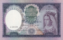 Portugal, 1.000 Escudos, 1961, VF, p166