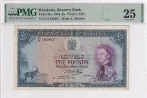 Rhodesia, 5 Pounds, 1964, VF, p26a