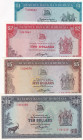 Rhodesia, 1-2-5-10 Dollars, 1978/1979, UNC, p36; p38; p39; p41, REPLACEMENT