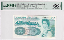 Saint Helena, 5 Pounds, 1998, UNC, p11a