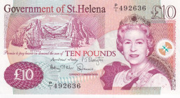 Saint Helena, 10 Pounds, 2012, UNC, p12b