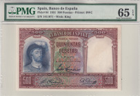 Spain, 500 Pesetas, 1931, UNC, p84a, Banco de Espana