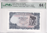 Spain, 500 Pesetas, 1973, UNC, p153a, Banco de Espana