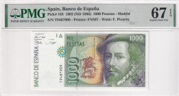 Spain, 1.000 Pesetas, 1996, UNC, p163
