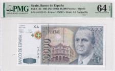 Spain, 10.000 Pesetas, 1996, UNC, p166
