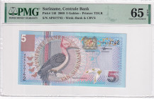 Suriname, 5 Gulden, 2000, UNC, p146a