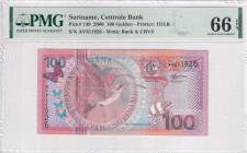 Suriname, 100 Gulden, 2000, UNC, p149a