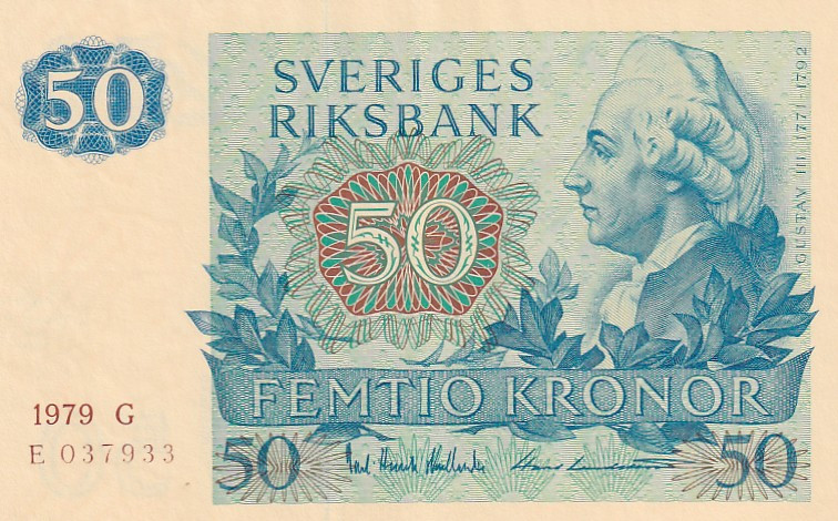 Sweden, 50 Kronor, 1979, AUNC(-), p53c

Light handling

Estimate: USD 15-30