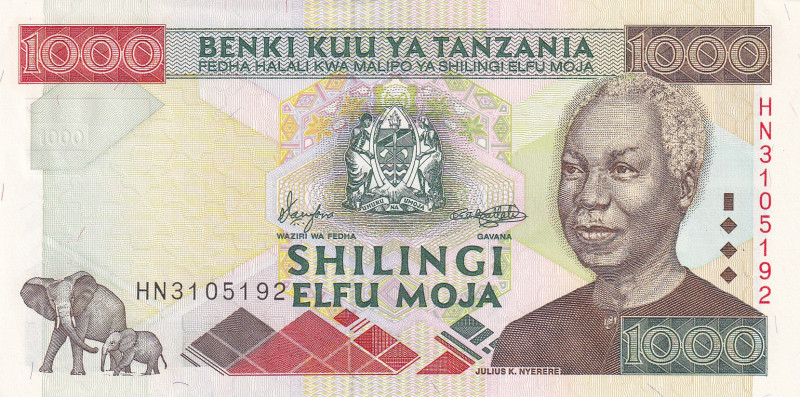 Tanzania, 500-1.000 Shillings, 2000, UNC, p34, (Total 2 banknotes)

Estimate: ...