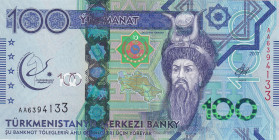 Turkmenistan, 100 Manat, 2017, UNC, p41