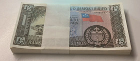 Western Samoa, 5 Pounds, 2020, UNC, p15CS, BUNDLE