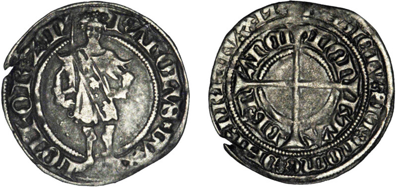 LORRAINE, duché
Charles II (1390-1431) : Petit gros d'argent
 - TTB 40 (TTB+)...