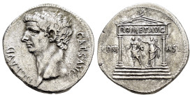 IONIA. Ephesus. Claudius.(41-54).Cistophorus.

Obv : TI CLAVD CAES AVG ( Ti(berius) Claud(ius) Caes(ar) Aug(ustus) // Tiberius Claudius Caesar Augus...