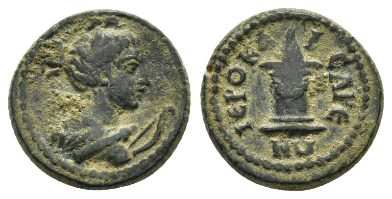 LYDIA. Hierocaesarea. Pseudo-autonomous. Time of Trajan-Hadrian.(98-138). Ae.

O...