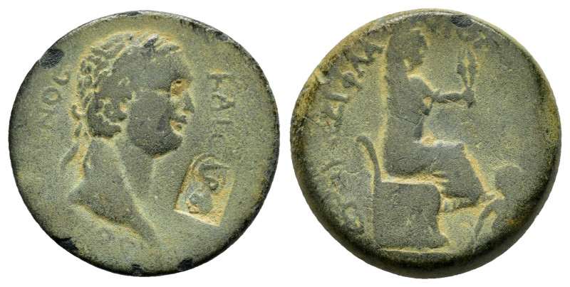 CILICIA.Flaviopolis.Domitian.(81-96).Ae.

Obv : ΔΟΜƐΤΙΑΝΟϹ ΚΑΙϹΑΡ.
laureate head...