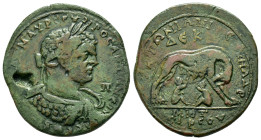 CILICIA.Tarsos.Caracalla.(198-217).Ae.

Obv : AΥT KAI M AΥR SEΥHROC ANTΩNEINOC / Π - Π.
Laureate head right.

Rev : ANTΩNIANHC SEΥH ADΡ MHTΡ / TA...