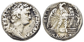 SYRIA. Seleucis and Pieria. Antioch. Nero.(54-68). Tetradrachm.

Obv : NΕΡΩΝ ΚΑΙΣΑΡ ΣΕΒΑΣΤΟΣ.
Laureate bust right, wearing aegis.

Rev : ΕΤΟΥΣ ΒΙ...