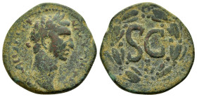 SYRIA.Seleucis and Pieria.Antiochia ad Orontem.Nerva.(96-98).Ae.

Obv : IMP CAESAR NERVA AVG III COS.
Laureate head right.

Rev : SC, H below; al...