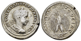 SYRIA. Seleucis and Pieria. Antioch. Gordian III.(238 - 244).Tetradrachm.

Obv : AYTOK K M ANT ΓOPΔIANOC CEB.
Laureate, draped and cuirassed bust r...