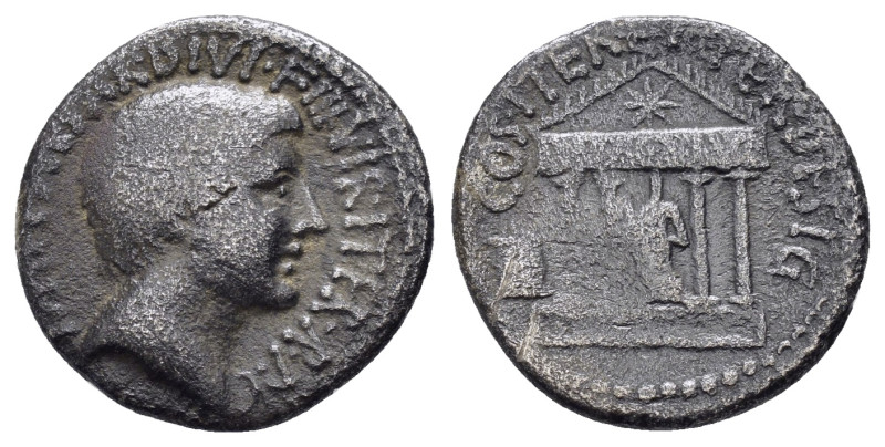 OCTAVIAN.(36 BC). Mint in central or southern Italy.Denarius.

Obv : IMP CAESA...