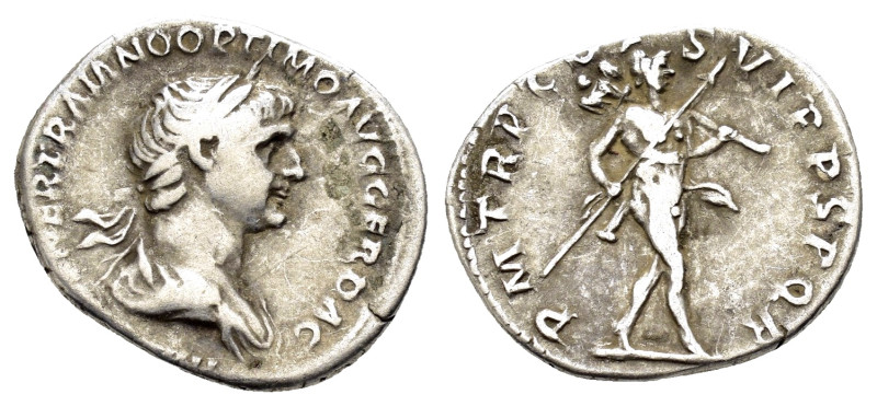 TRAJAN.(98-117).Rome.Denarius.

Obv : IMP CAES NER TRAIANO OPTIM AVG GER DAC P...