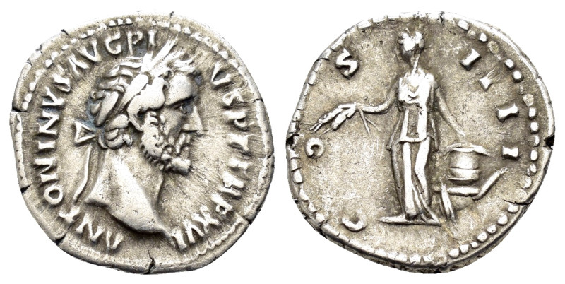 ANTONINUS PIUS.(138-161).Rome.Denarius.

Obv : ANTONINVS AVG PIVS P P TR P XVI...