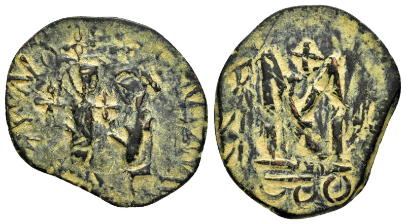 SASANIAN KINGS. Khosrau II.(591-628). Follis.

Condition : The coin shows sign...