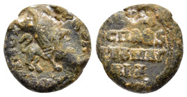 SEAL of N. PROTOSPATHARIOS and EPI TOU MAGLAVIOU.(11th Century).Pb.
A very interesting seal with a rare depiction of a winged griffin!

Obv : Griff...