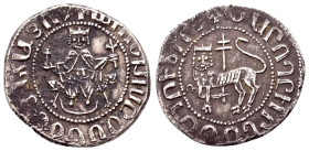 CILICIAN ARMENIA.Levon I.(1198-1219).Sis.Tram.

Obv : Crowned figure of Levon seated on throne ornamented with lions, holding cross and fleur-de-lis...