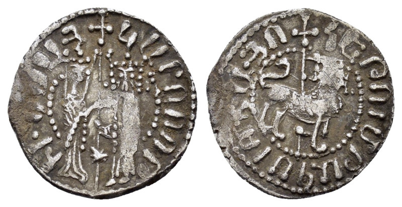 ARMENIA. Hetoum I and Zabel (1226-1270).Sis.Half Tram.

Obv : Hetoum and Zabel...