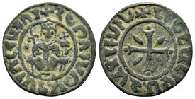 CILICIAN ARMENIA.Hetoum I.(1226-1270).Sis.Tank.

Obv : King seated facing on lion's throne, with globus cruciger and sceptre. Armenian legend around...