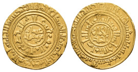AYYUBID. al-‘Aziz ‘Uthman.(1193-1198).al-Iskandariya 590 AH.Dinar.

Obv : ثمان بن يوسف.
Arabic inscription in field

Rev : لمام / احمد.
Arabic i...