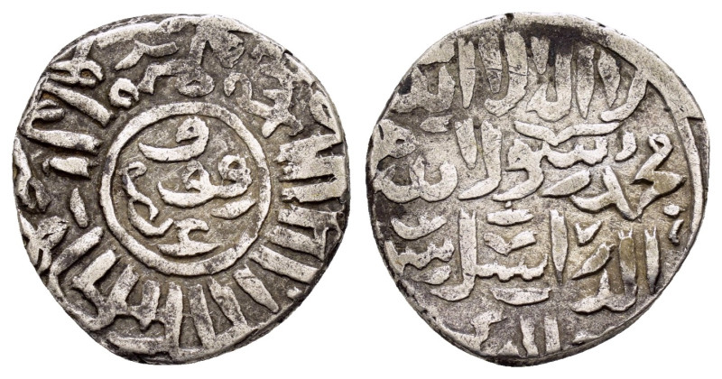 BURJI MAMLUK.Barquq.(1st reign, 1382-1389). al-Qahira 789 AH.Dirham.

Obv : ال...