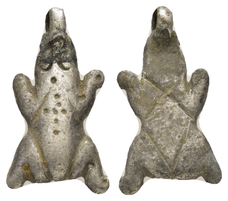 ANCIENT ROMAN SILVER FROG.(1st-2nd century).Ar.

Condition : Good very fine
...