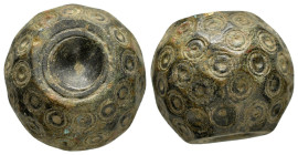 ANCIENT ISLAMIC BRONZE COMMERCİAL WEIGHTS (15TH-19TH Century).Ae.

Condition : Good very fine

Material : Bronze.

Weight : 59.16 gr
Diameter :...