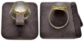 ANCIENT BYZANTINE SILVER RING.(7rd–9th centuries).Ar.

Condition : Good very fine

Material : Silver.

Weight : 4.54 gr
Diameter : 20 mm