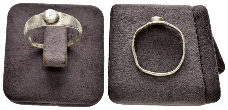 ANCIENT BYZANTINE SILVER RING.(7rd–9th centuries).Ar.

Condition : Good very f...