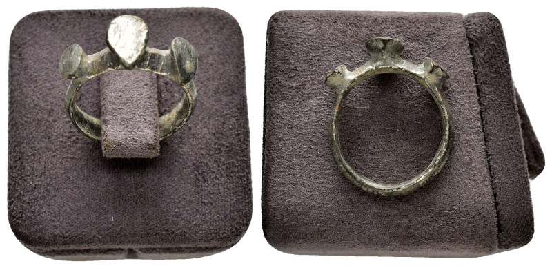 ANCIENT BYZANTINE SILVER RING.(7rd–9th centuries).Ar.

Condition : Good very f...