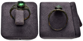 ANCIENT BYZANTINE BRONZE RING.(7rd–8th centuries).Ae.

Condition : Good very fine.

Material : Bronze.

Weight : 2.50 gr
Diameter : 20 mm