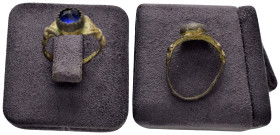 ANCIENT BYZANTINE BRONZE RING.(7rd–8th centuries).Ae.

Condition : Good very fine.

Material : Bronze.

Weight : 1.79 gr
Diameter : 18 mm