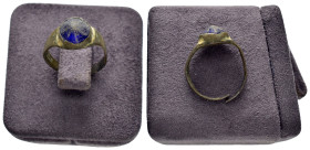 ANCIENT BYZANTINE BRONZE RING.(7rd–8th centuries).Ae.

Condition : Good very fine.

Material : Bronze.

Weight : 1.81 gr
Diameter : 16 mm