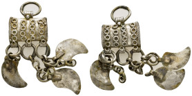 MEDIVAL ARMENIAN SILVER JEWELRY.(17th- 19th).Ar.

Condition : Good very fine

Material : Bronze.

Weight : 8.66 gr
Diameter : 58 mm