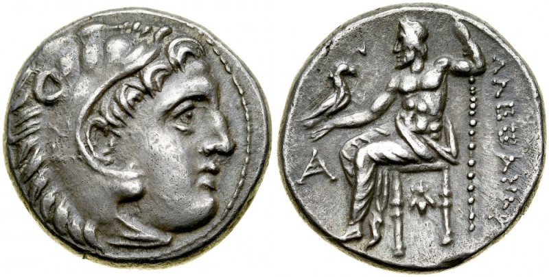 Greece, Macedonia, Alexander III 336-323 BC., Drachm 323-319 BC, Sardes. Doskona...